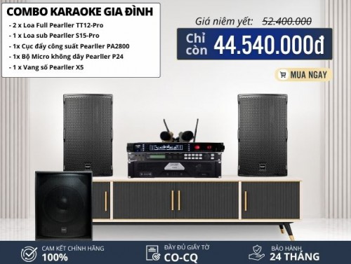 Dàn Karaoke Gia Đình Cao Cấp Pearller TT12-Pro