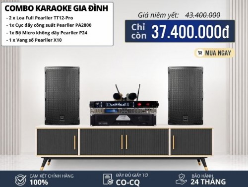 Dàn Karaoke Gia Đình Cao Cấp TT12-Pro