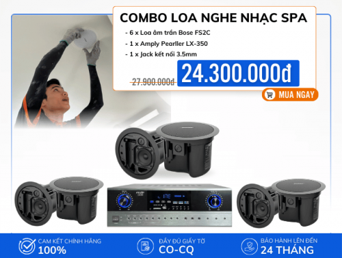 Bộ loa âm trần Bose FS2C cho không gian Spa