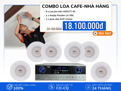 Loa âm trần giá rẻ cho quán cafe, nhà hàng