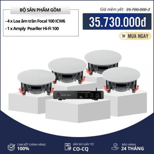 Hệ thống âm thanh Focal Hi-Fi cho gia đình-Focal 100 ICW6