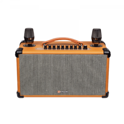Loa Sumico BT-S52 Gold | Bass mạnh, karaoke di động cao cấp