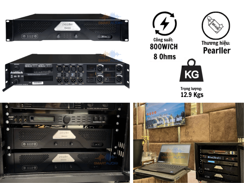 Cục đẩy công suất Pearller PA2800