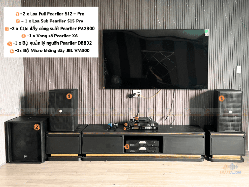 Dàn Karaoke Phòng Khách Biệt Thự tại Quận 2