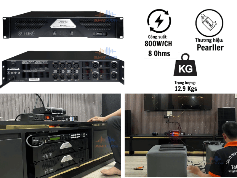 Cục đẩy công suất Pearller PA2800
