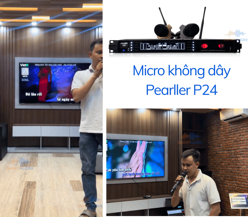 1Bộ Micro không dây Pearller P24