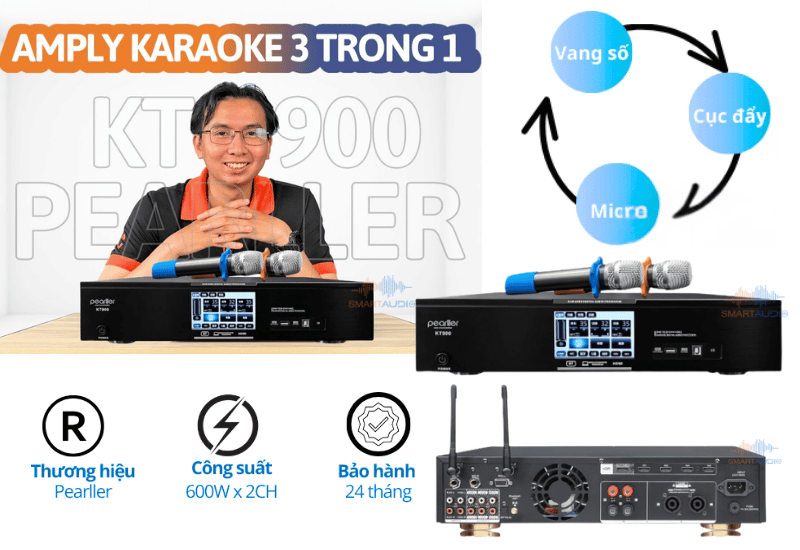 Amply Karaoke Pearller 3 IN 1