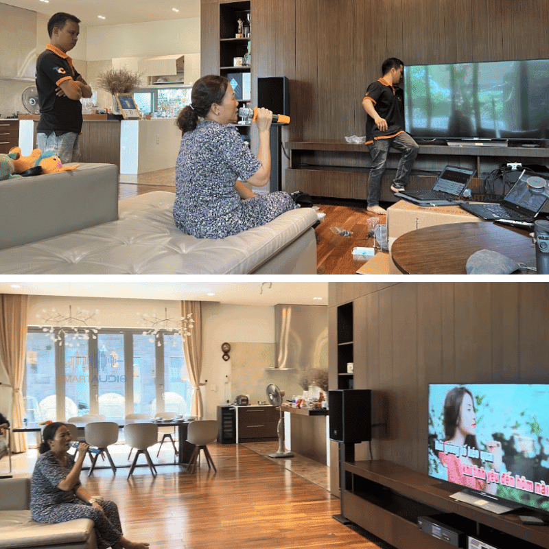 1Thiết Kế Dàn Karaoke cho Biệt Thự tại Vũng Tàu