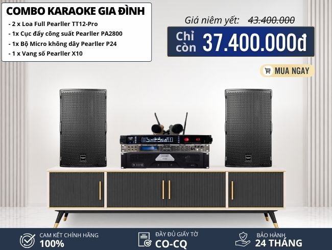 Dàn Karaoke Gia Đình Cao Cấp TT12-Pro