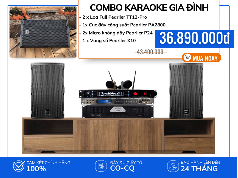 Dàn Karaoke Gia Đình Cao Cấp TT12-Pro