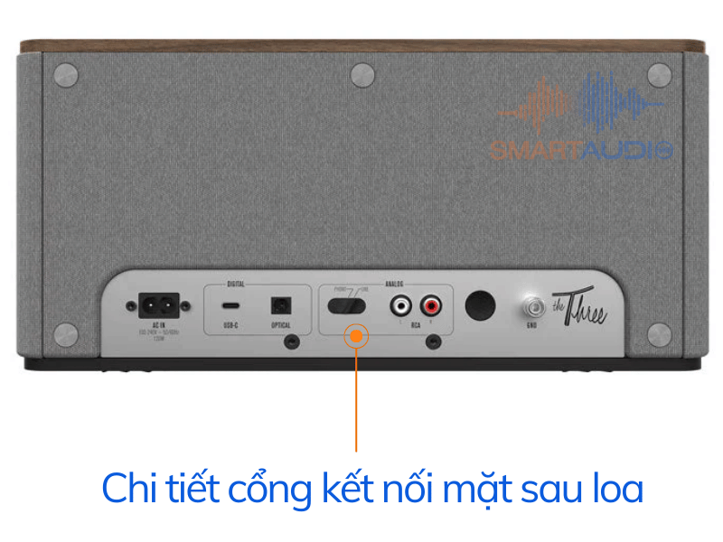Cổng kết nối Loa Klipsch The Three Plus