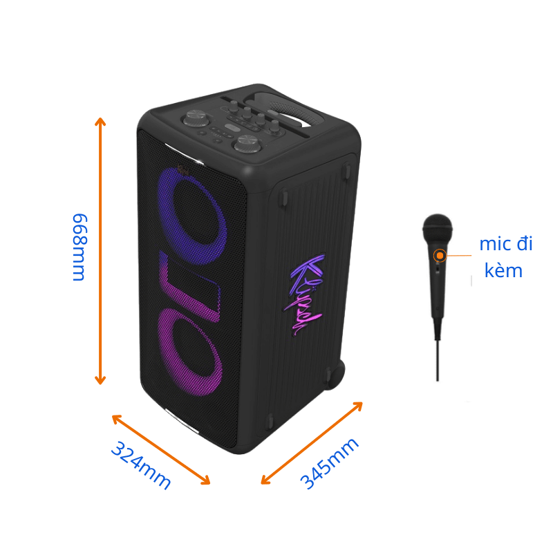 loa klipsch miami va mic di kem