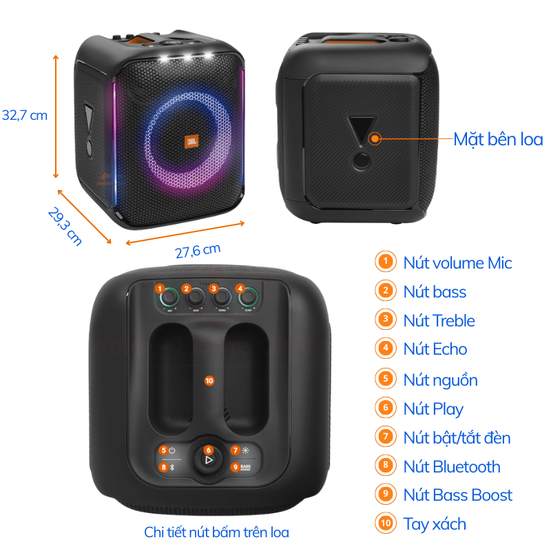 loa bluetooth jbl partybox encore 2