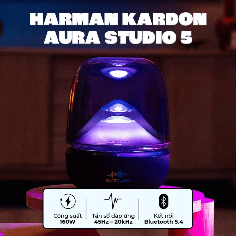 loa co den led harman kardon aura studio 5