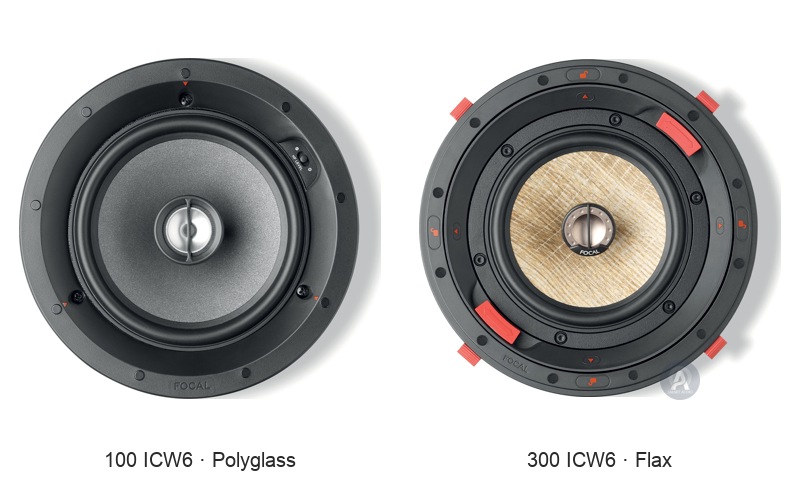 So sánh cấu tạo loa Focal 100 ICW6 và 300 ICW6