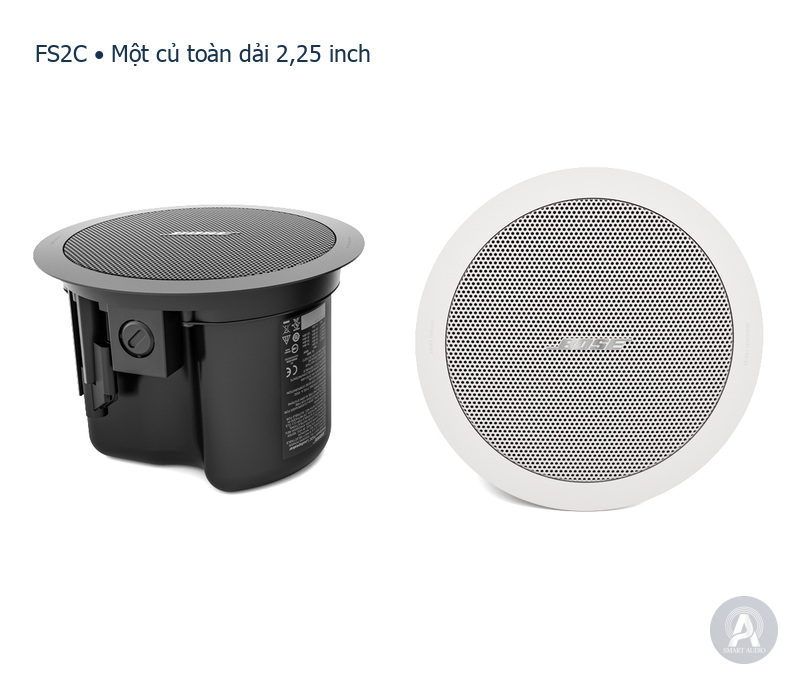 Loa âm trần toàn dải Bose FreeSpace FS2C với vỏ và mặt lưới